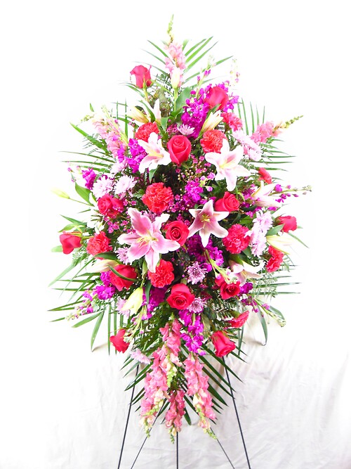 Pink Poetry Standing Spray