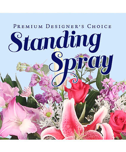 Pretty Pastels Designer Choice Standing Spray