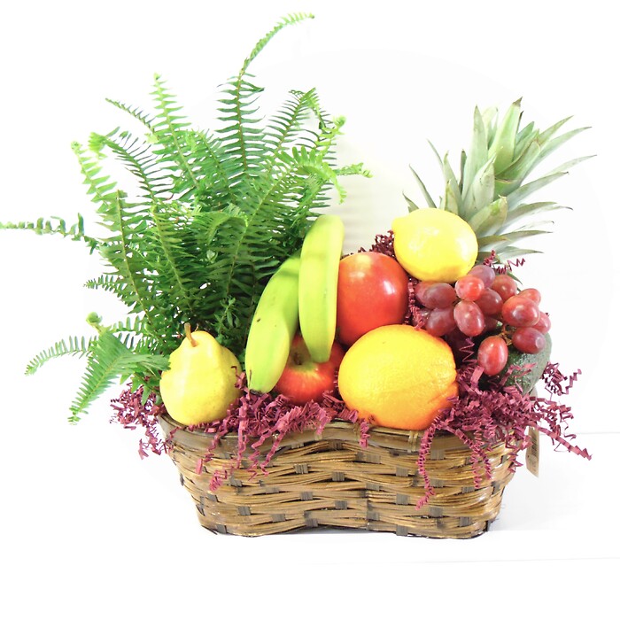 Fruit &amp;amp; Foliage Gift Basket